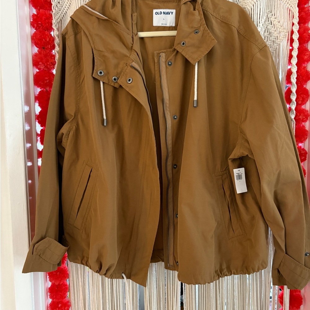 Old Navy Brown Hooded Jacket